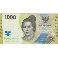 Банкнота 1000 рупий (Индонезия, 2022 года). Арт БИИ-1000