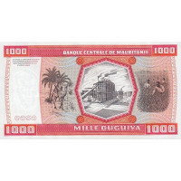 Банкнота 1000 угий (Мавритания, 1981 года). Арт БИМ-1981