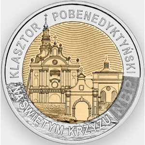 Бенедиктинский монастырь Святого Креста (5 злотых, Польша, 2022 года)